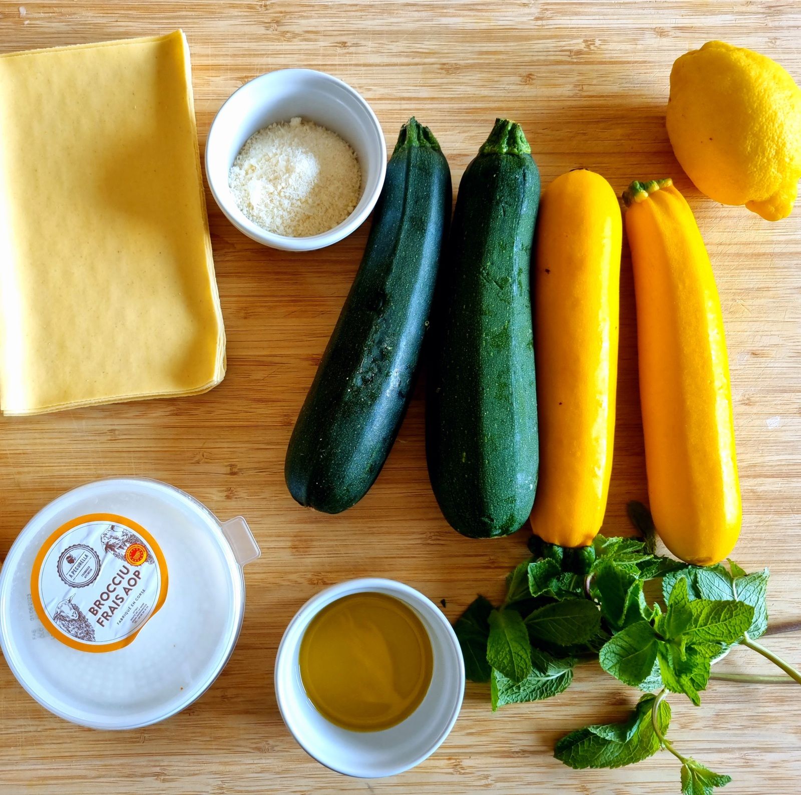 Lasagnes/cannellonis de courgette