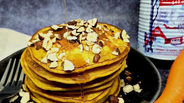 Pancakes à la carotte