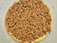 Entremet banane et chocolat au caramel