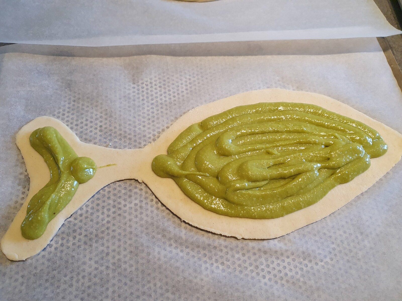 Poisson d'avril à la pistache