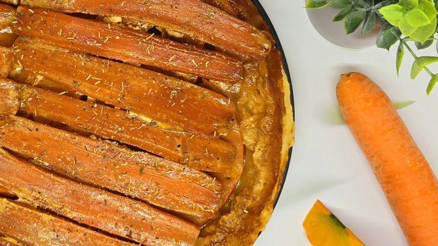 Tatin de carottes et potimarron