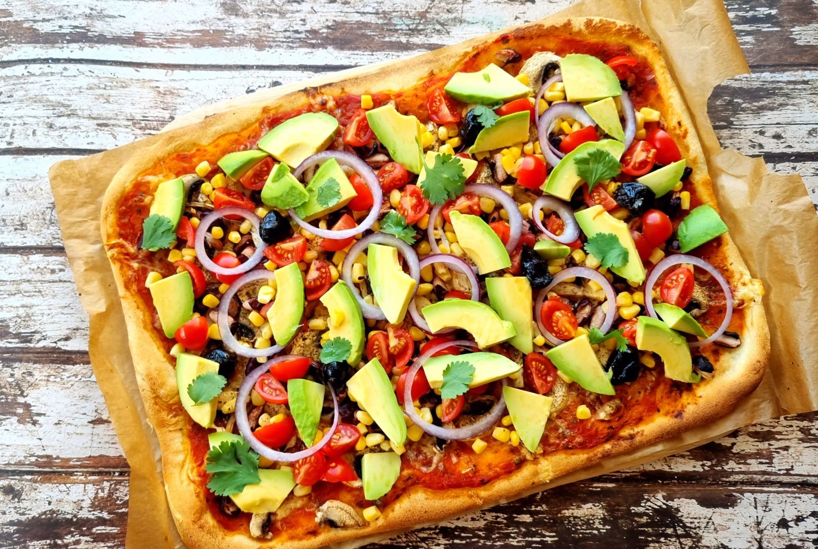 Pizza à la mexicaine