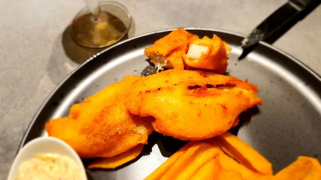 Cabillaud façon fish and chips