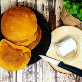 Blinis de potimarron au chèvre - Recettes de Aimeraude