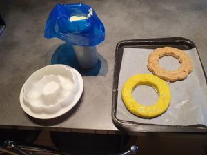 Entremet pomme verte et citron vert