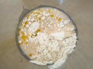 Pita au chou fleur et pois chiches grillés