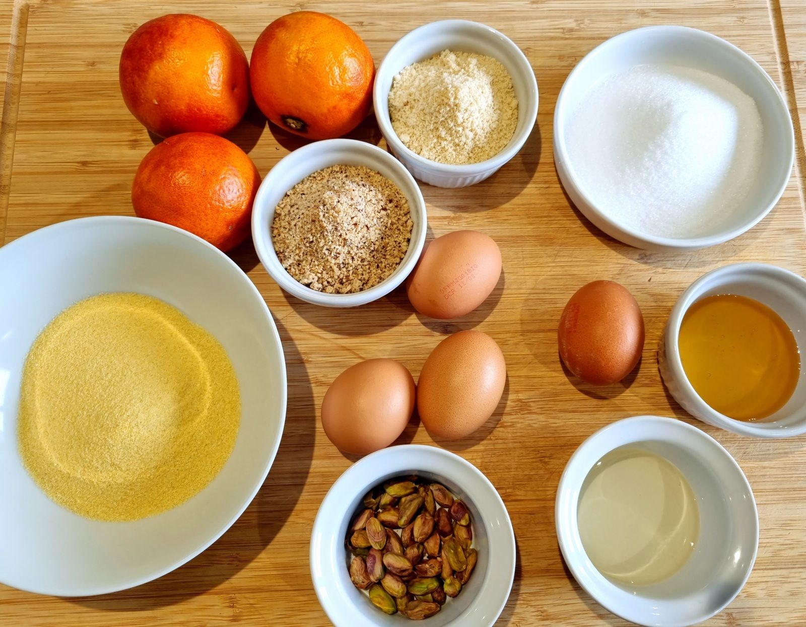 Gâteau de semoule à l'orange