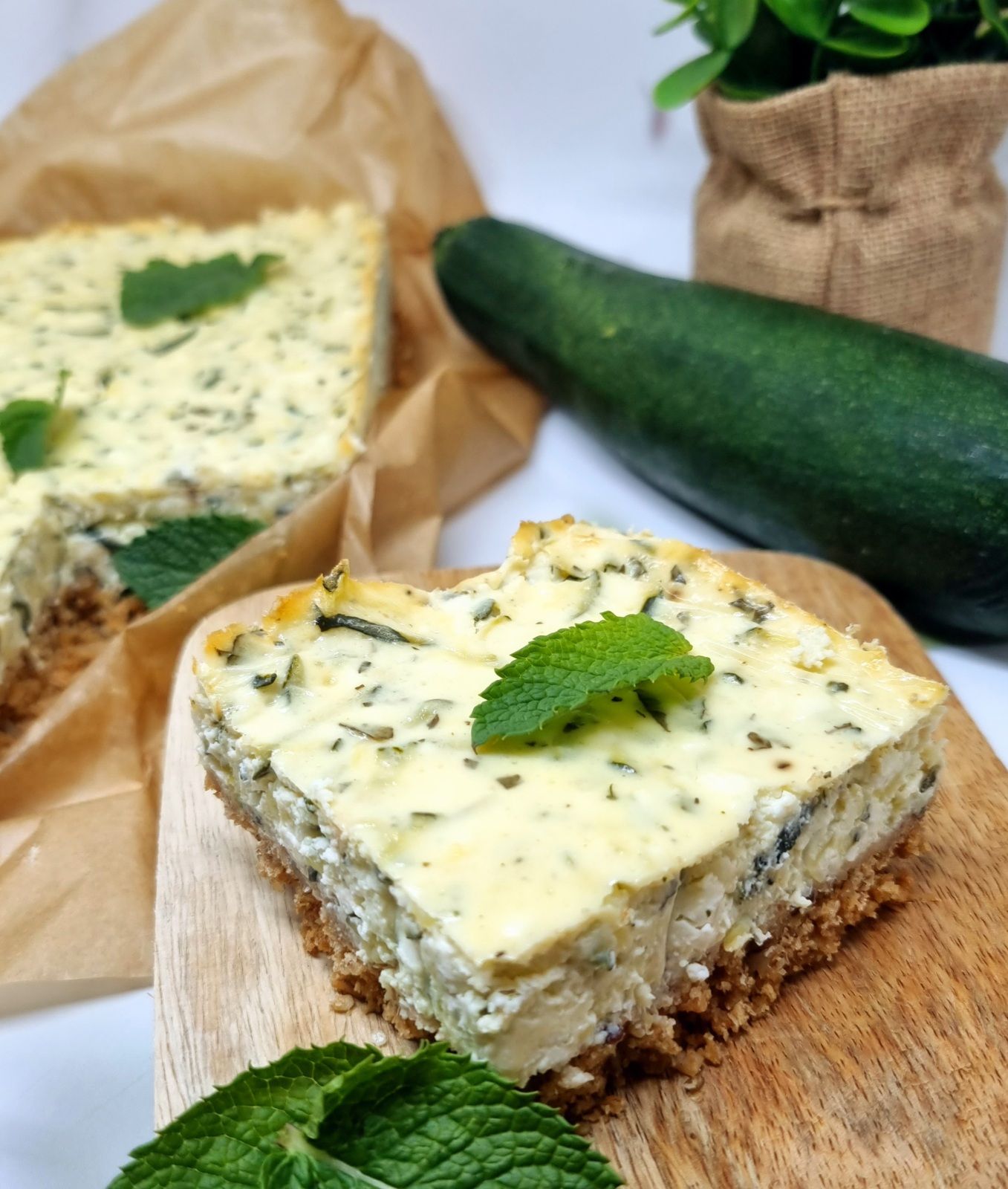 Cheesecake à la courgette