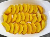 Clafoutis pêches amandes