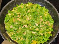 Fritatta épinards et burrata