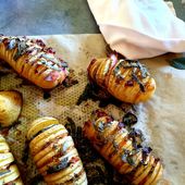 Pommes de terre Hasselback au bacon - Recettes de Aimeraude