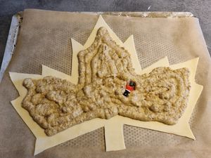 Galette pécan et sirop d'érable