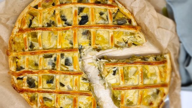 Flamiche aux poireaux
