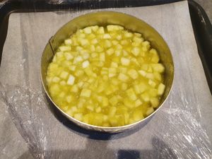 Entremet pomme verte et citron vert