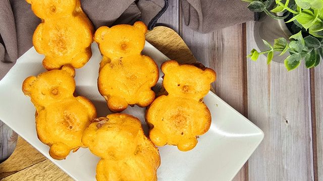 Oursons au cheddar et knacks