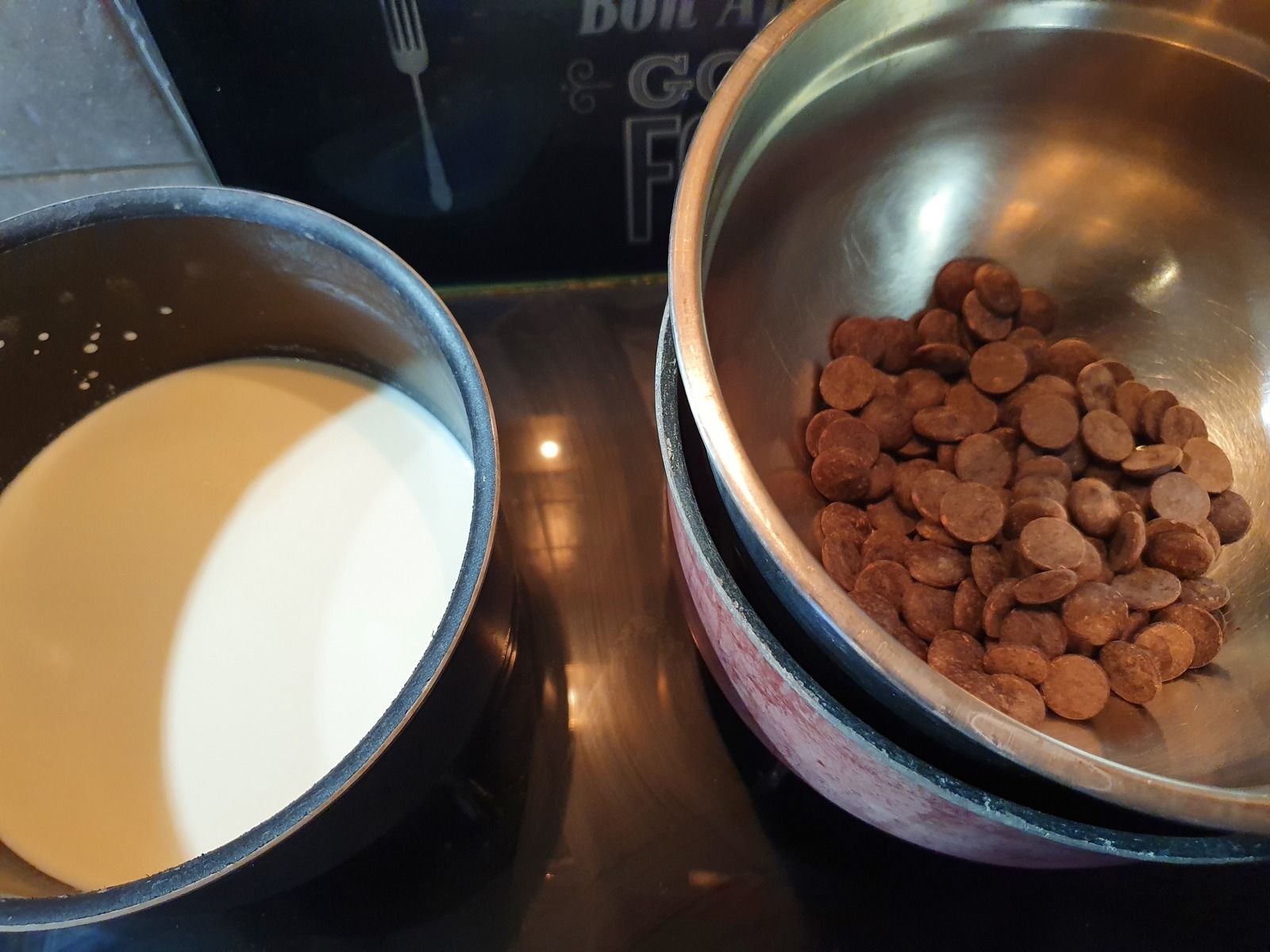 Forêt noire façon bûche