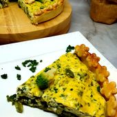 Quiche printanière aux légumes - Recettes de Aimeraude
