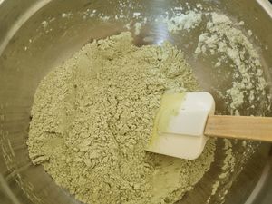 Shortbreads matcha chocolat noir