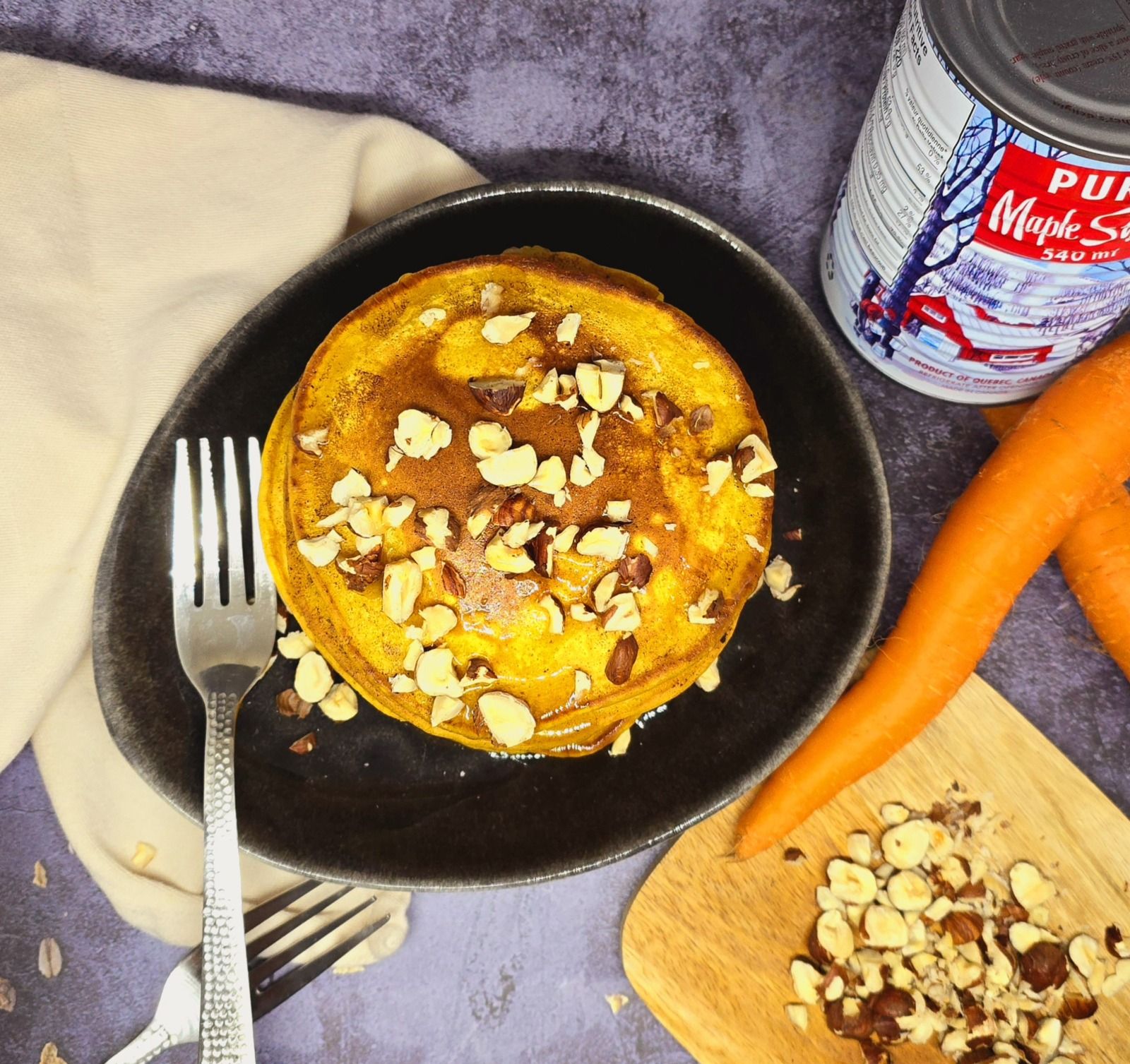 Pancakes à la carotte