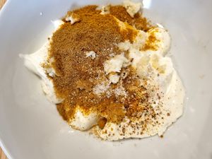 Gratin de potiron et halloumi