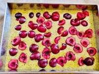 Moelleux pistache cerises