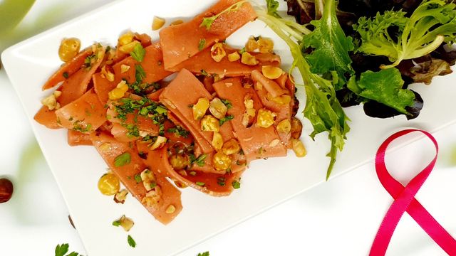 Pasta vegan à la betterave