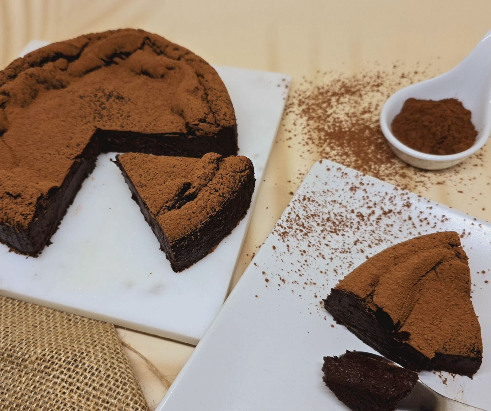 Fondant cacao et haricots rouges