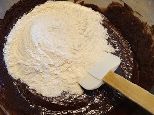 Brownies au chocolat et beurre de cacahuètes