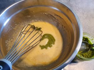 Financiers pistache et framboises