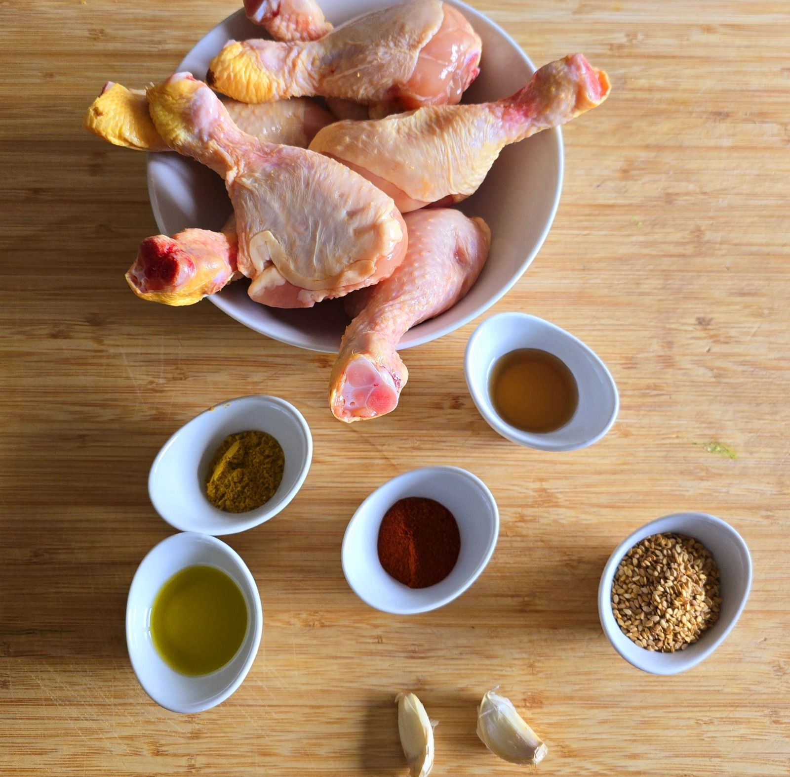 Pilons de poulet aux épices et sésame