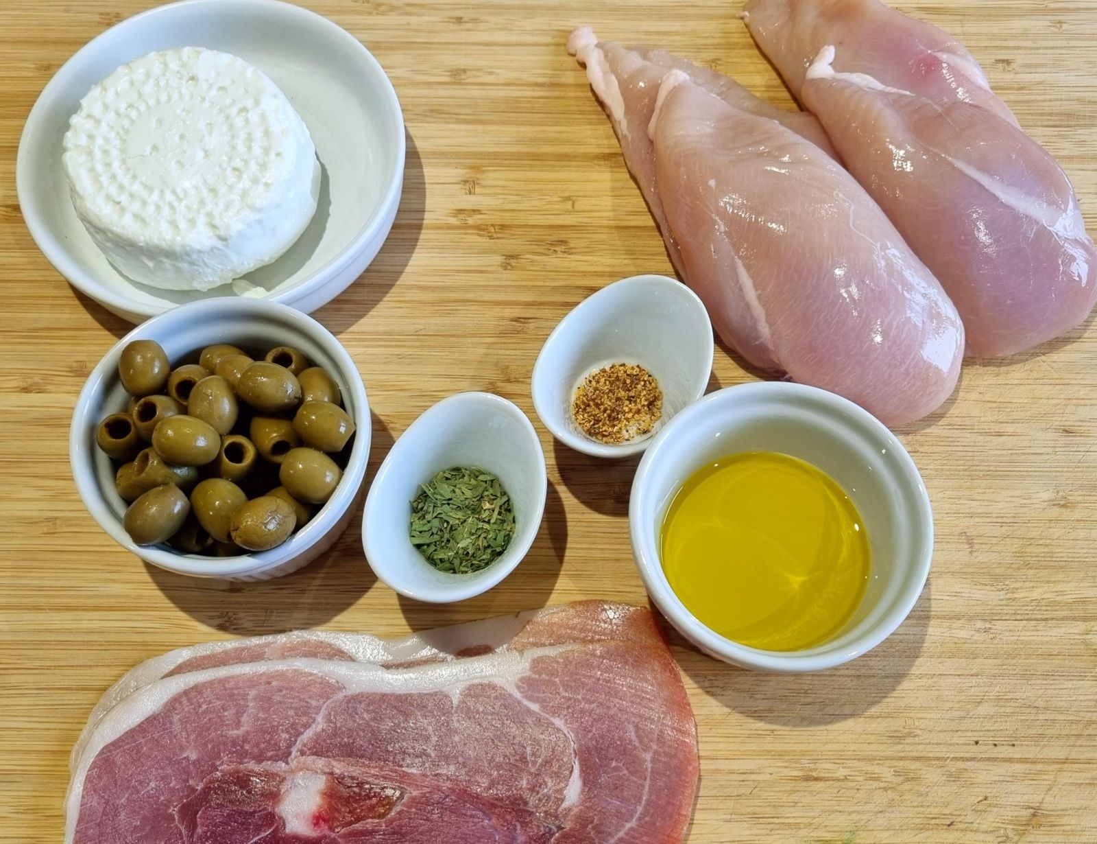 Filets de poulet farçis