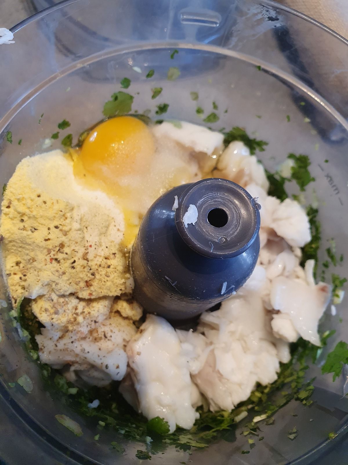 Croquettes de poisson à la coriandre