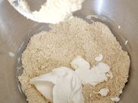 Cobbler fraises et rhubarbe