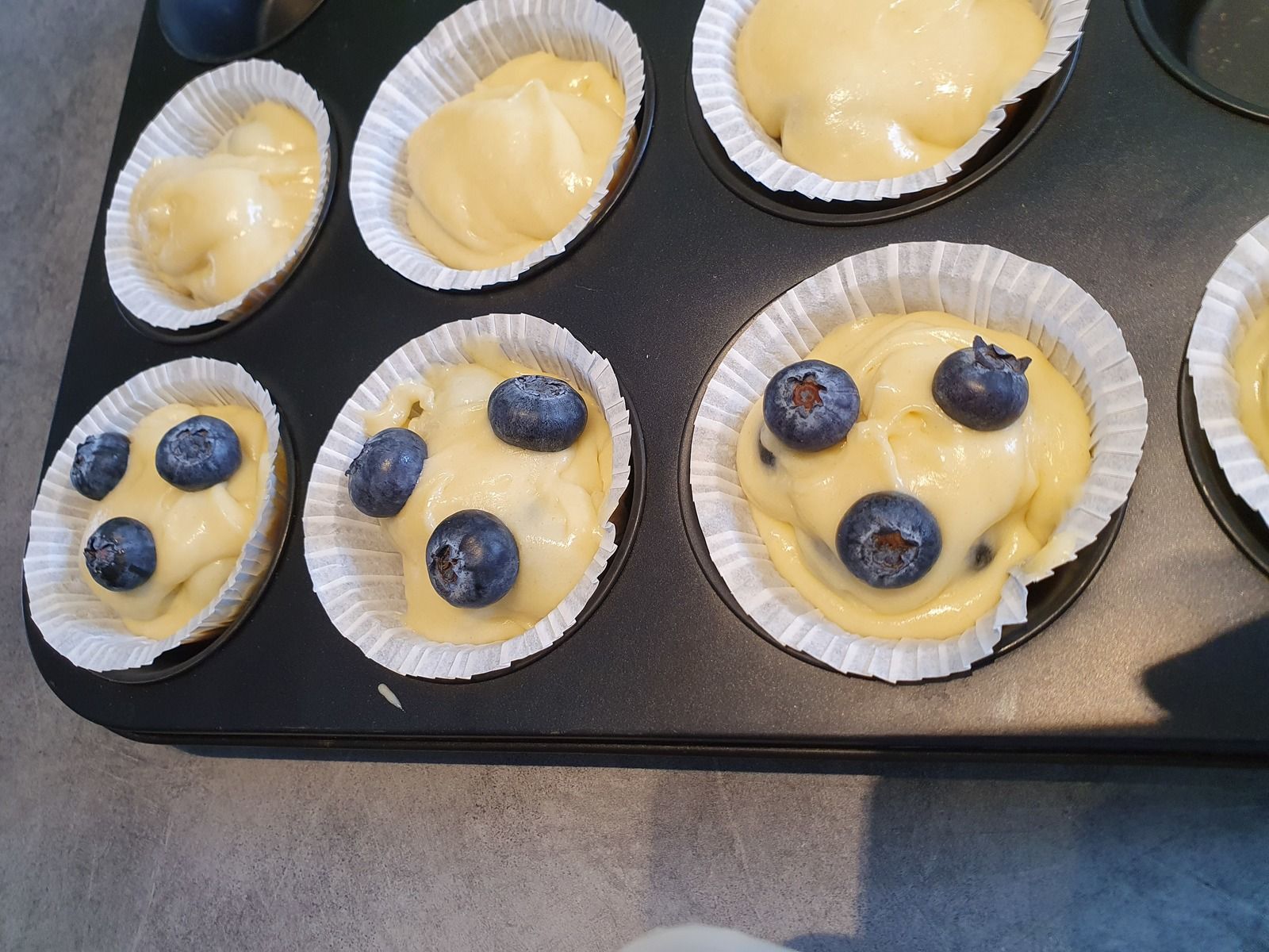 Muffins aux myrtilles