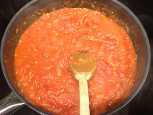 Poêlée de pois chiches et épinards