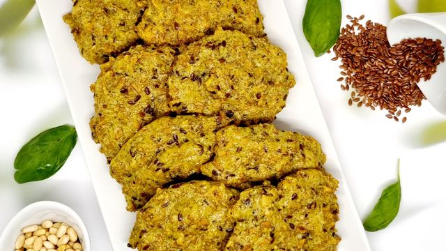 Galettes d'épeautre au pesto