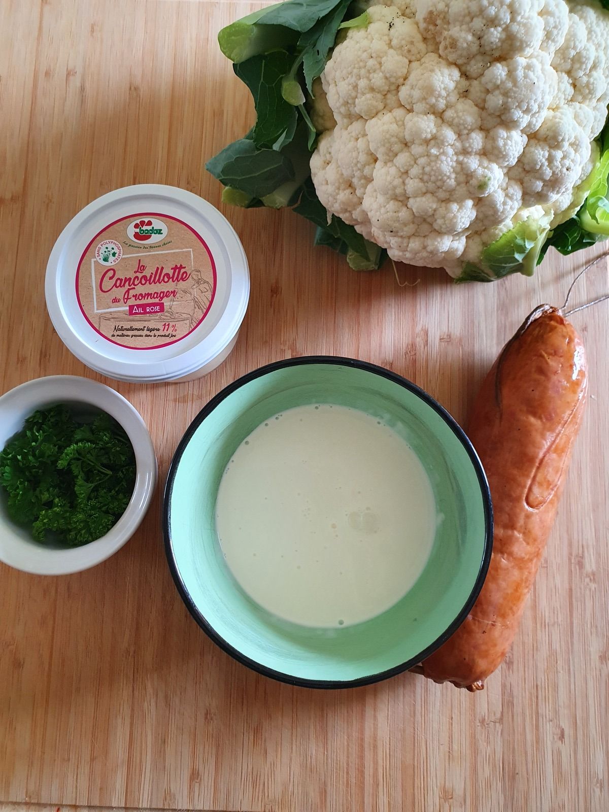 Gratin de chou fleur à la cancoillotte