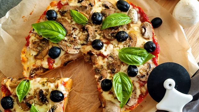 Galette de polenta façon pizza 