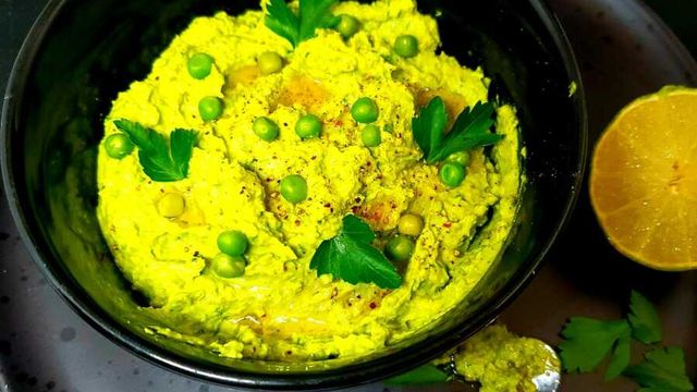 Houmous de petit pois