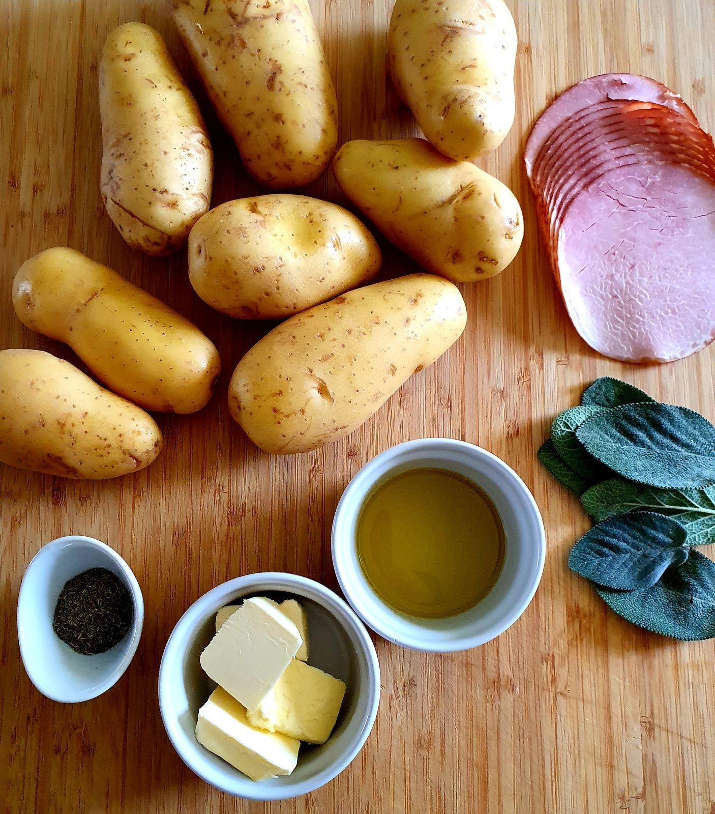 Pommes de terre Hasselback au bacon