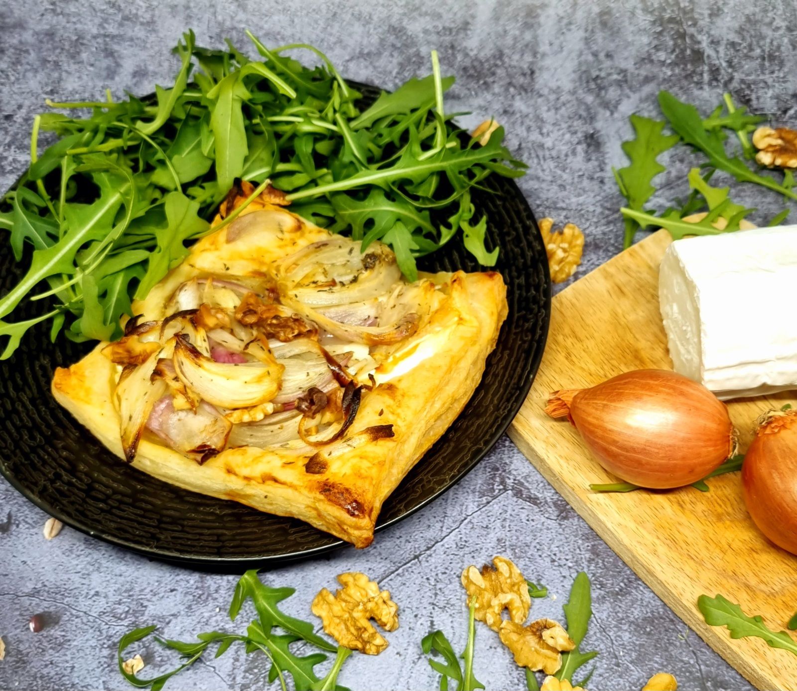 Tartelettes chèvre et échalote