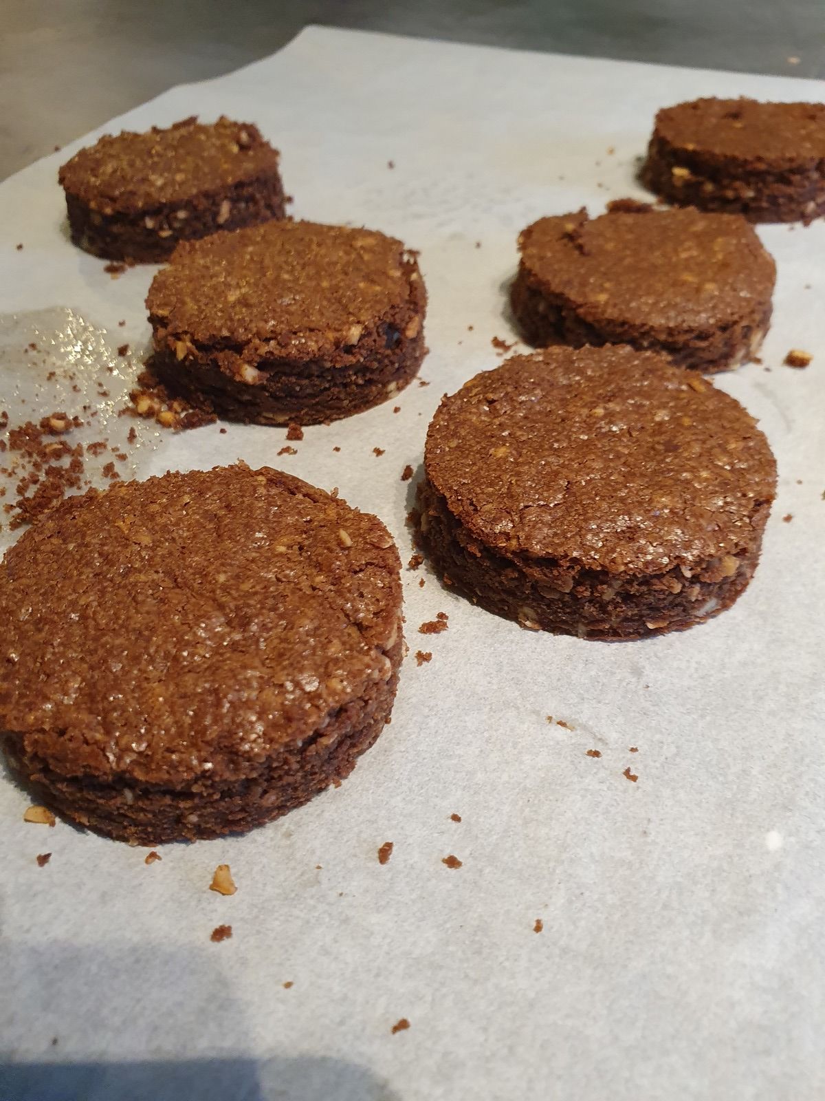 Sapins meringués orange chocolat noir