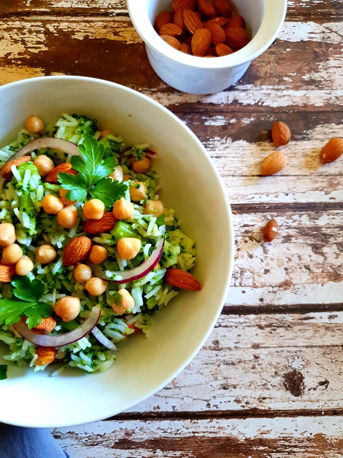 Salade de riz au brocoli