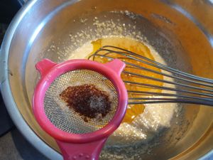 Financiers pistache et framboises