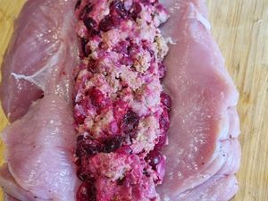 Rôti de dinde farci