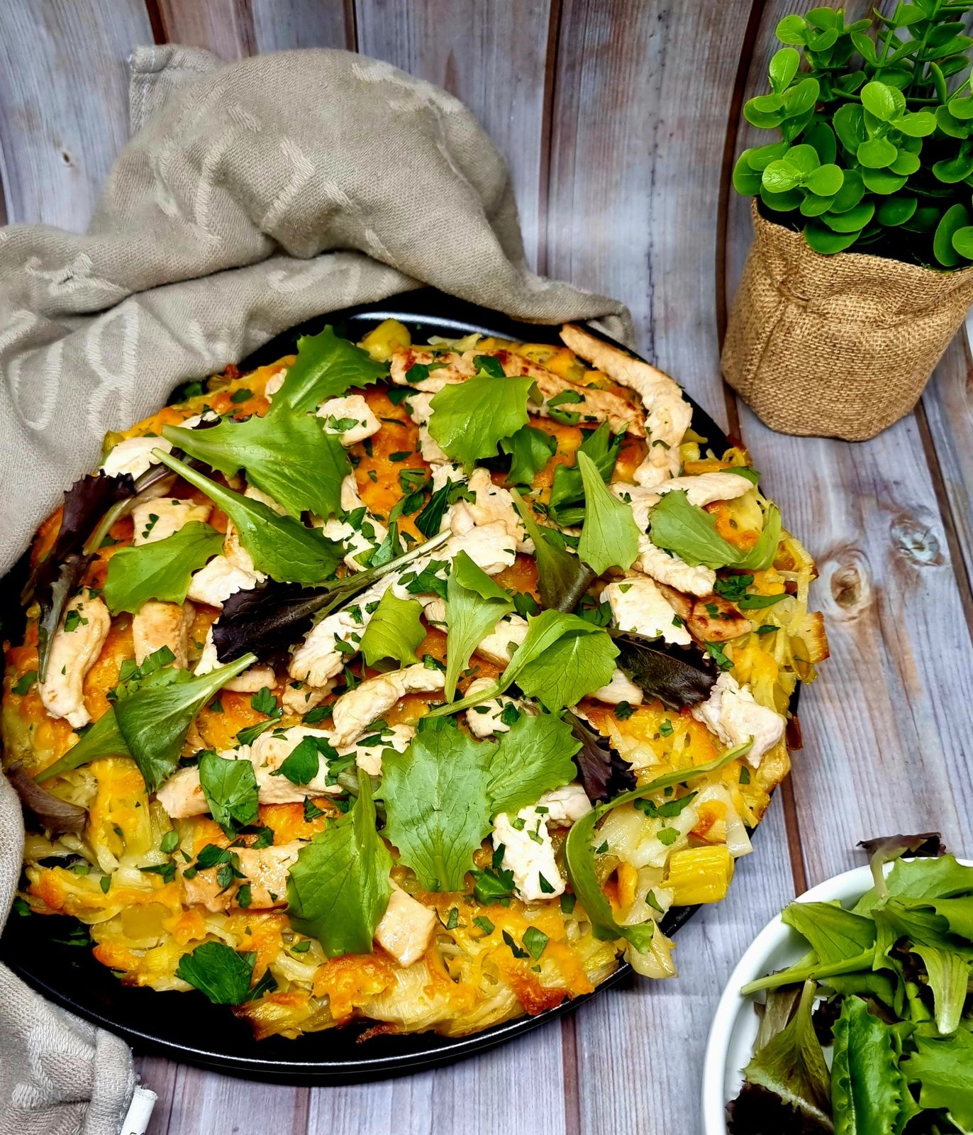 Galette poireaux pomme de terre