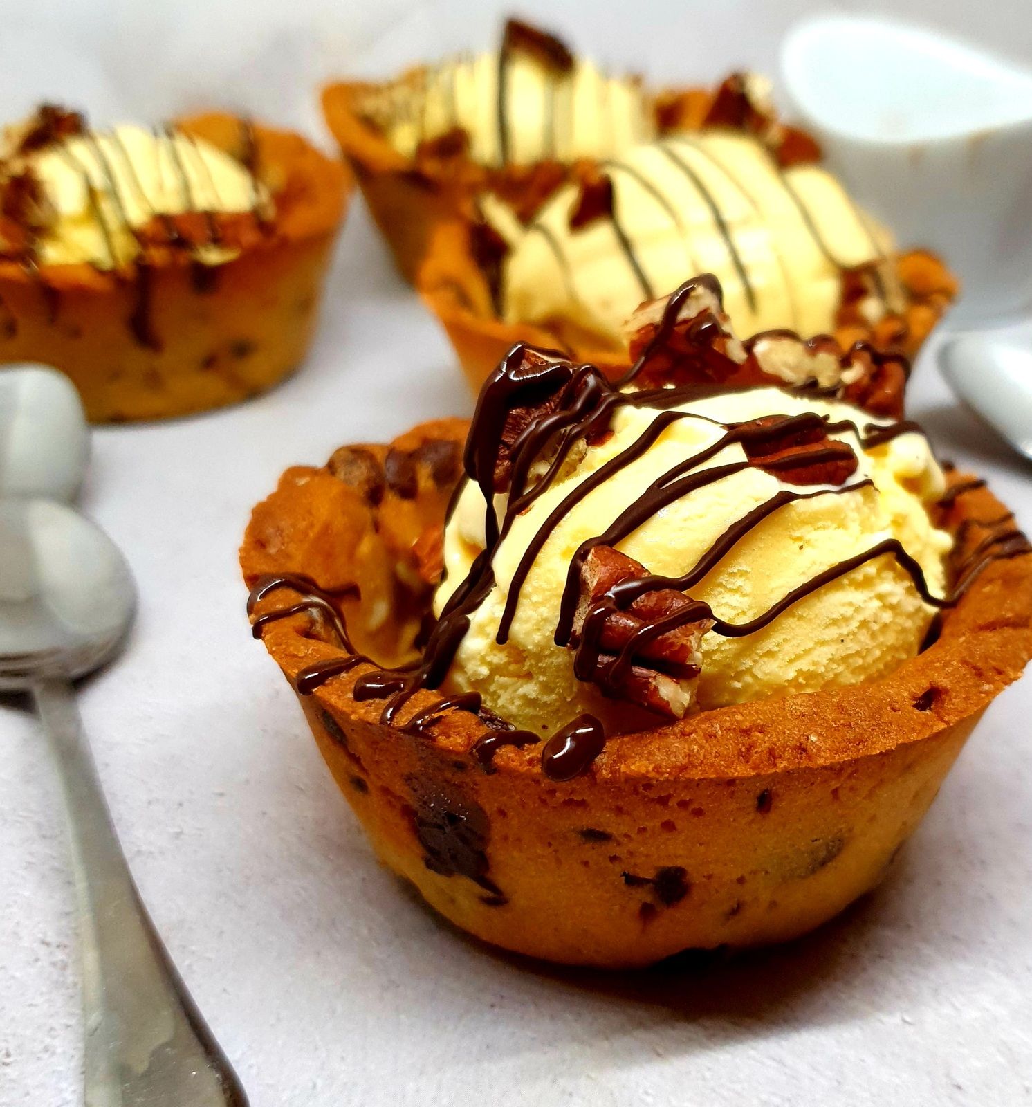 Cookies cups &amp; ice cream