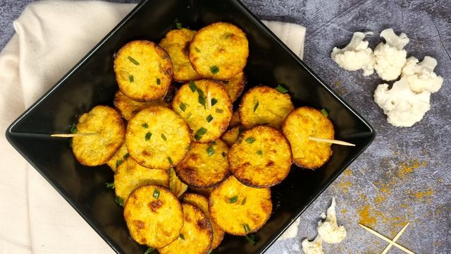 Mini-flans au chou fleur et au thon