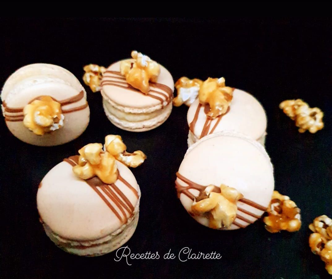 Macarons pop corn