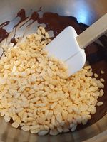 Entremet chocolat noir, citron vert, framboises